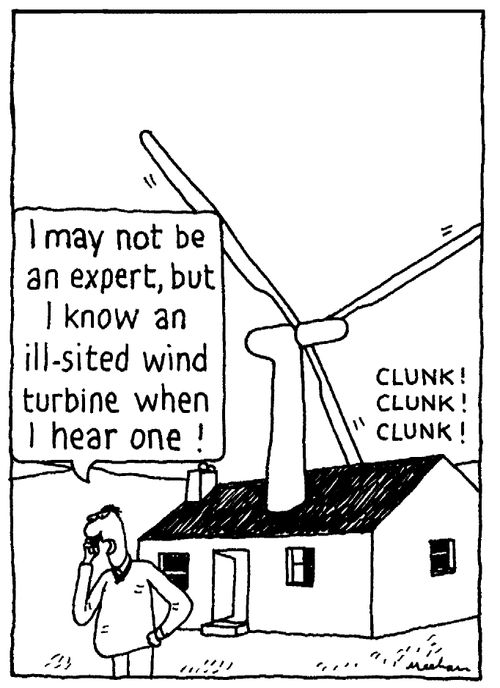 'I may not be an expert, but I know an ill-sighted wind turbine when I hear one!'