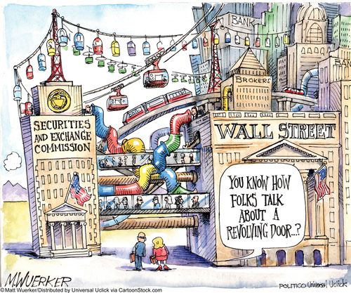 'You know how folks talk about a revolving door?'