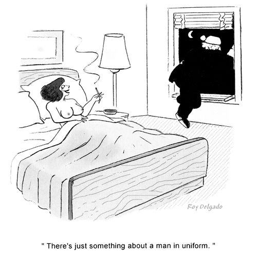 'There's just something about a man in uniform.'