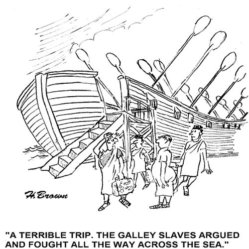 Slave ship.