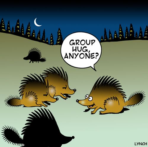 'Group hug anyone?'