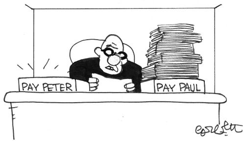 Pay Peter...Pay Paul.