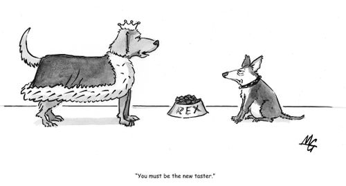 'You must be the new taster.'