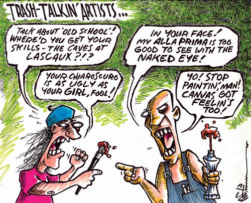 Trash-talkin' artists
