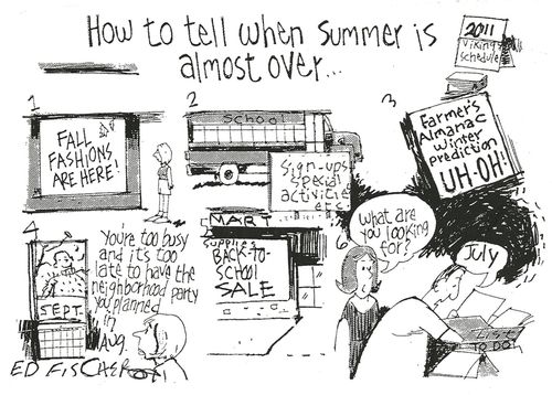 How to Tell when Summer is Almost Over
