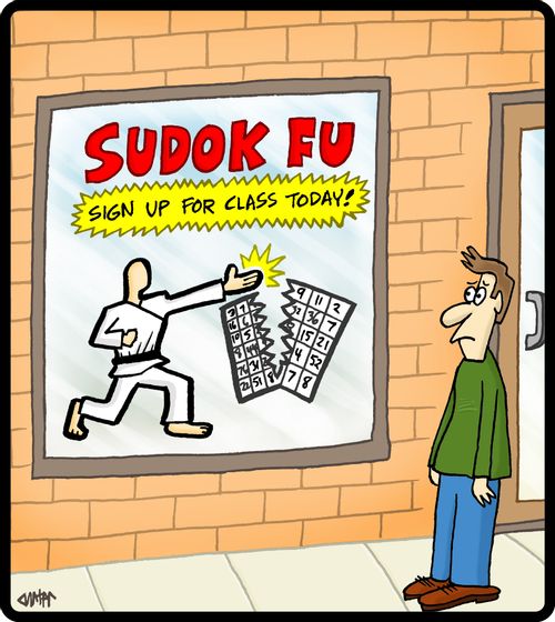Sudok Fu: Sign up for class today!