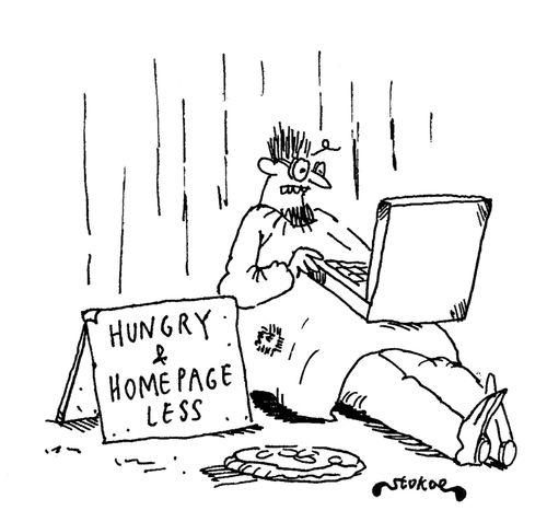 Hungry and Homepageless.