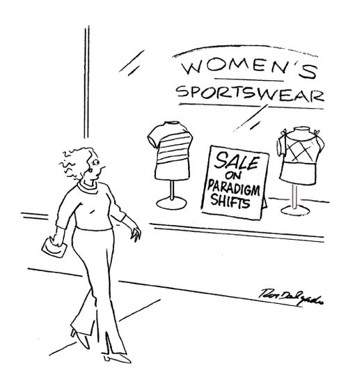 Women's sportswear - Sale on paradigm shifts.