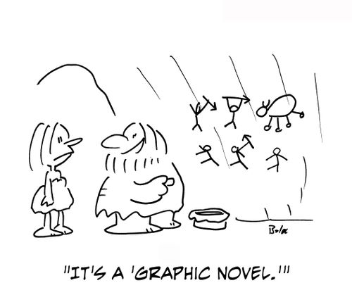 'It's a 'graphic novel.''