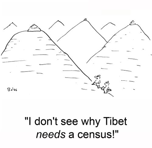 'I don't see why Tibet needs a census!'