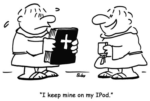 'I keep mine on my IPod.'