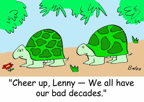 'Cheer up, Lenny -- We all have our bad decades.'