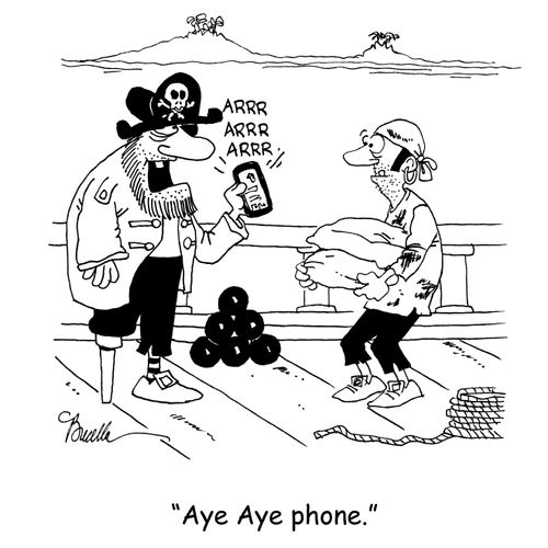 'Aye Aye phone.'