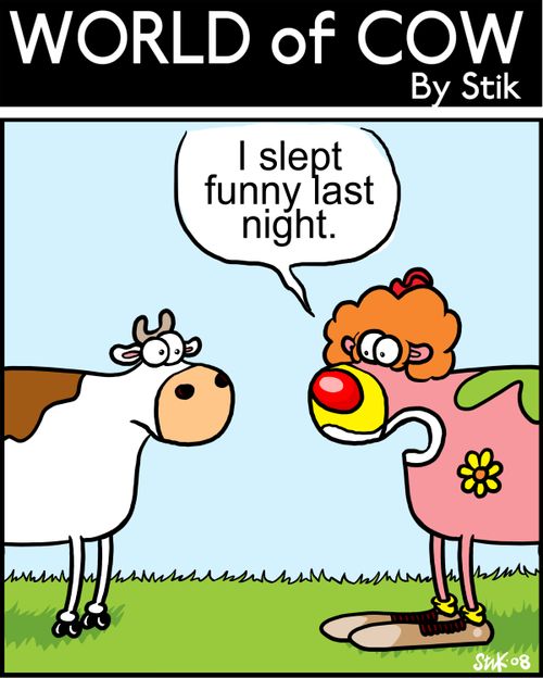 I slept funny last night!