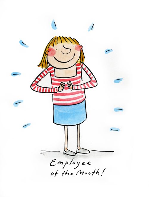 Employee of the Month - female.