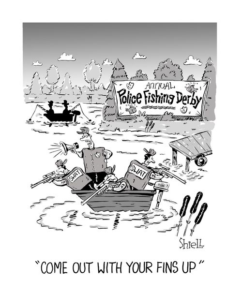 Police Fishing Derby - Come out with your fins up!