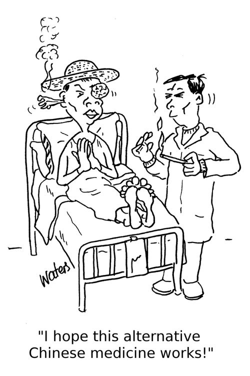 'I hope this alternative Chinese medicine works!'