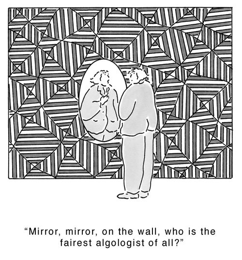 'Mirror, mirror, on the wall, who is the fairest algologist of all?'