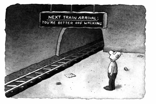 Next Train Arrival: You're better off walking