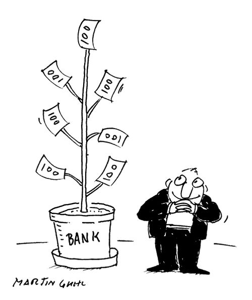 Bank as a money tree
