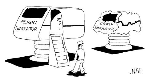 Flight Simulator / Crash Simulator