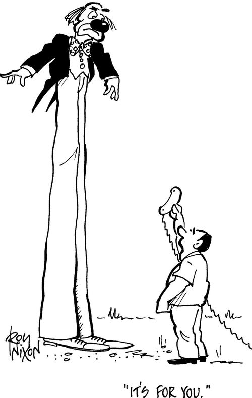 'It's for you.'