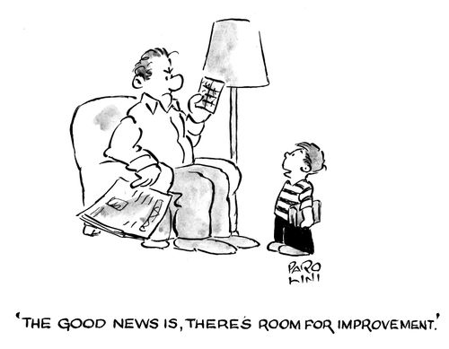 'The good news is, there's room for improvement.'