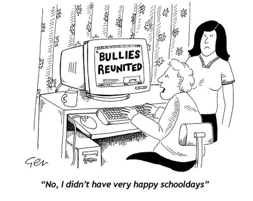 Bullies reunited: "No, I didn't have very happy schooldays."