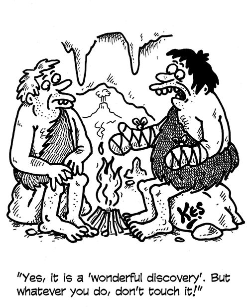 'Yes, it is a 'wonderful discovery'. But whatever you do, don't touch it!'