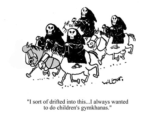 'I sort of drifted into this...I always wanted to do children's gymkhanas.'