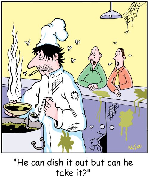 'He can dish it out but can he take it?'
