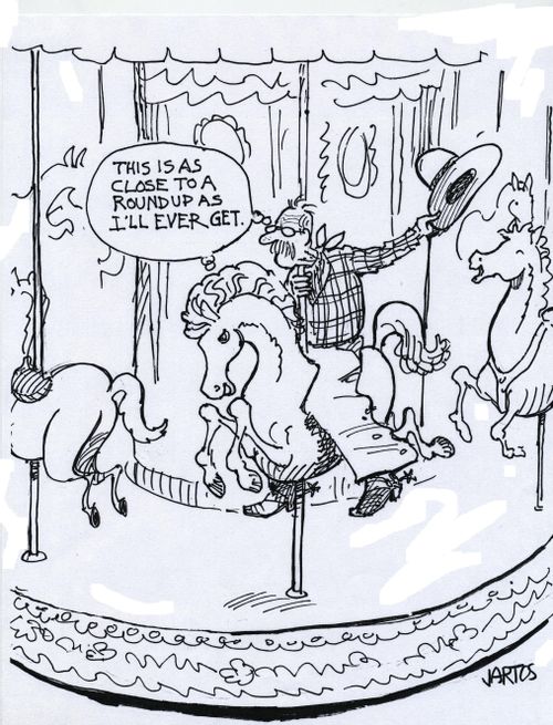 'This is as close to a round up I'll ever get.'