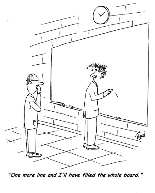 'One more line and I'll have filled the whole board.'