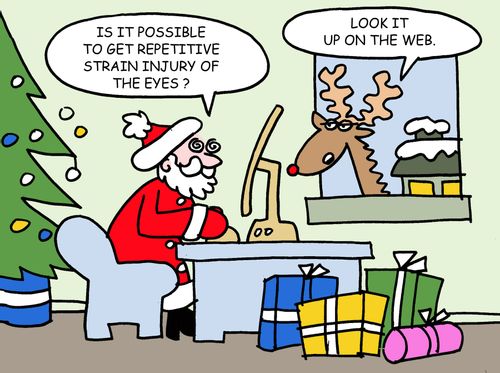 'Is it possible to get repetitive strain injury of the eyes?'