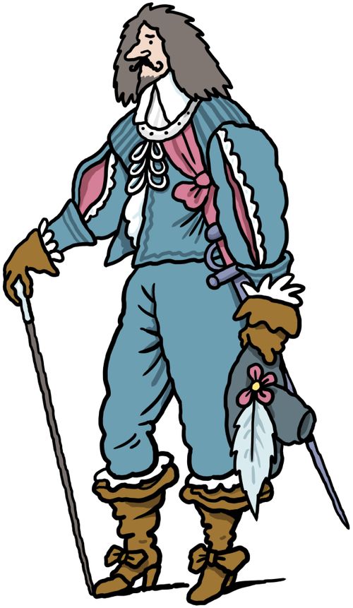 A cavalier gentleman.