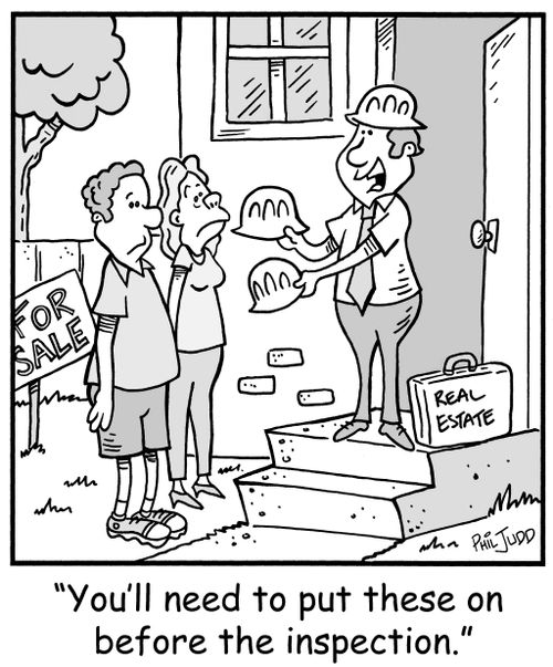 'You'll need to put these on before the inspection.'