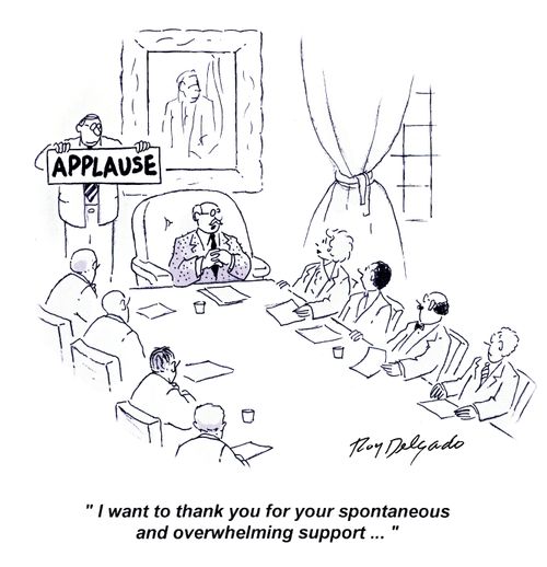 'I want to thank you for your spontaneous and overwhelming support...'