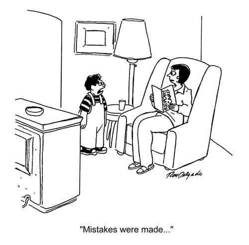 'Mistakes were made...'