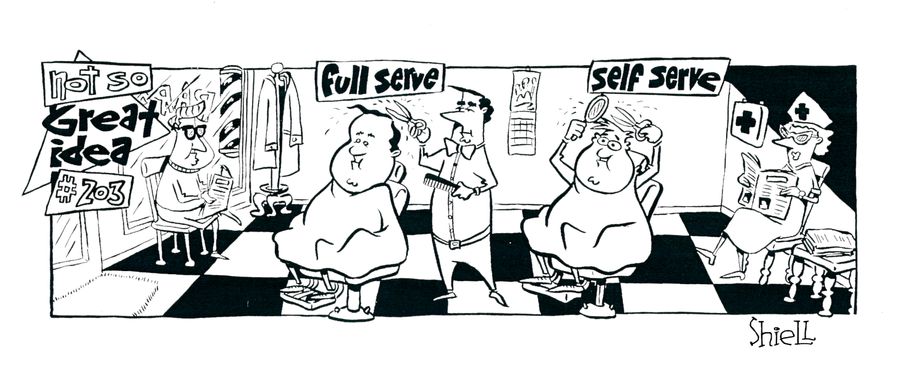 Self serve haircut