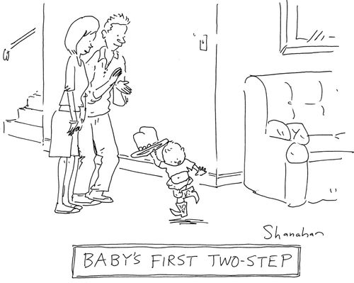 'Baby's first two-step.'