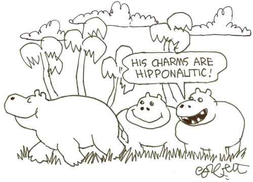'His charms are Hipponautic!'