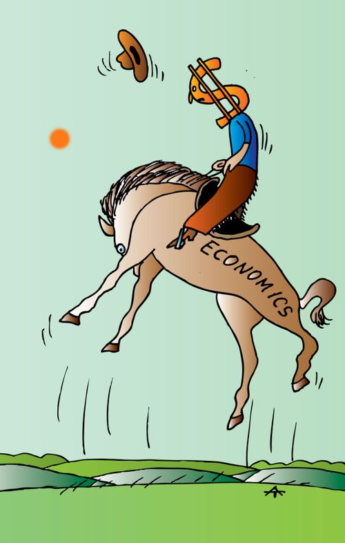 The Dollar Having a Hard Time Riding the Economy.