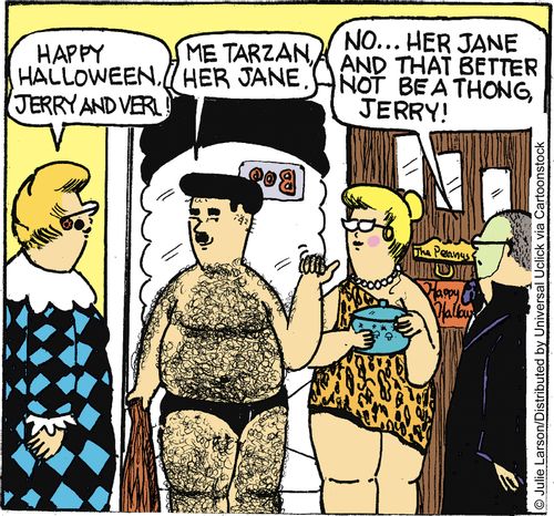 'No. . . Her Jane and that better not be a thong Jerry!'