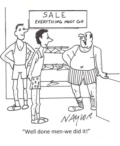 'Well done men - we did it!'