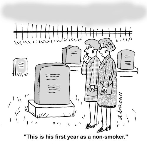 'This is his first year as a non-smoker.'