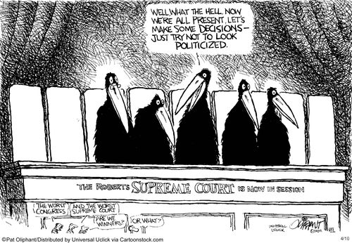 'Well, what the hell, now we're all present, let's make some decisions - just try not to look politicized.'