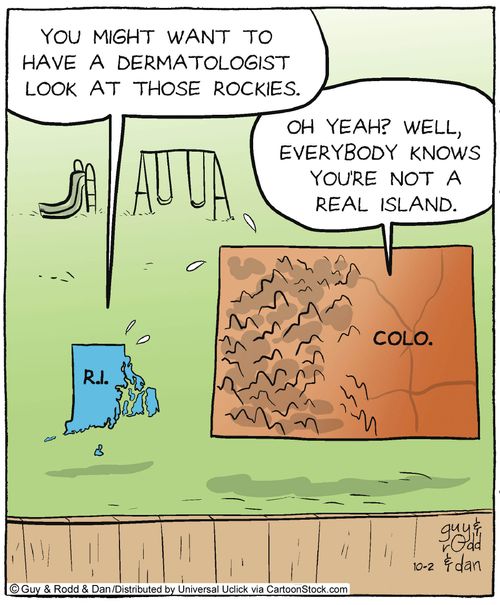 'You might want to have a dermatologist look at those Rockies.'