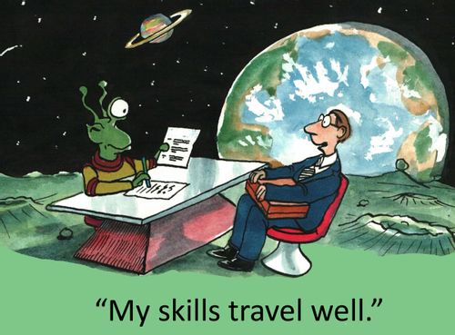 'My skills travel well.'