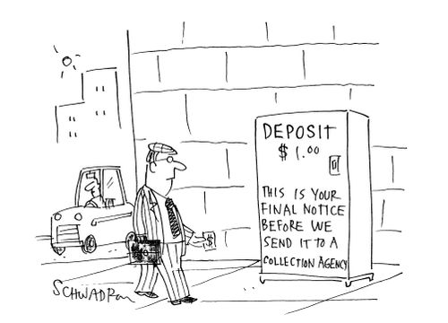 'Deposit $1.00 - This is your final notice before we send it to a collection agency.'
