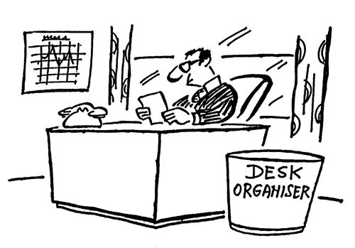 Litter BinDesk Organiser